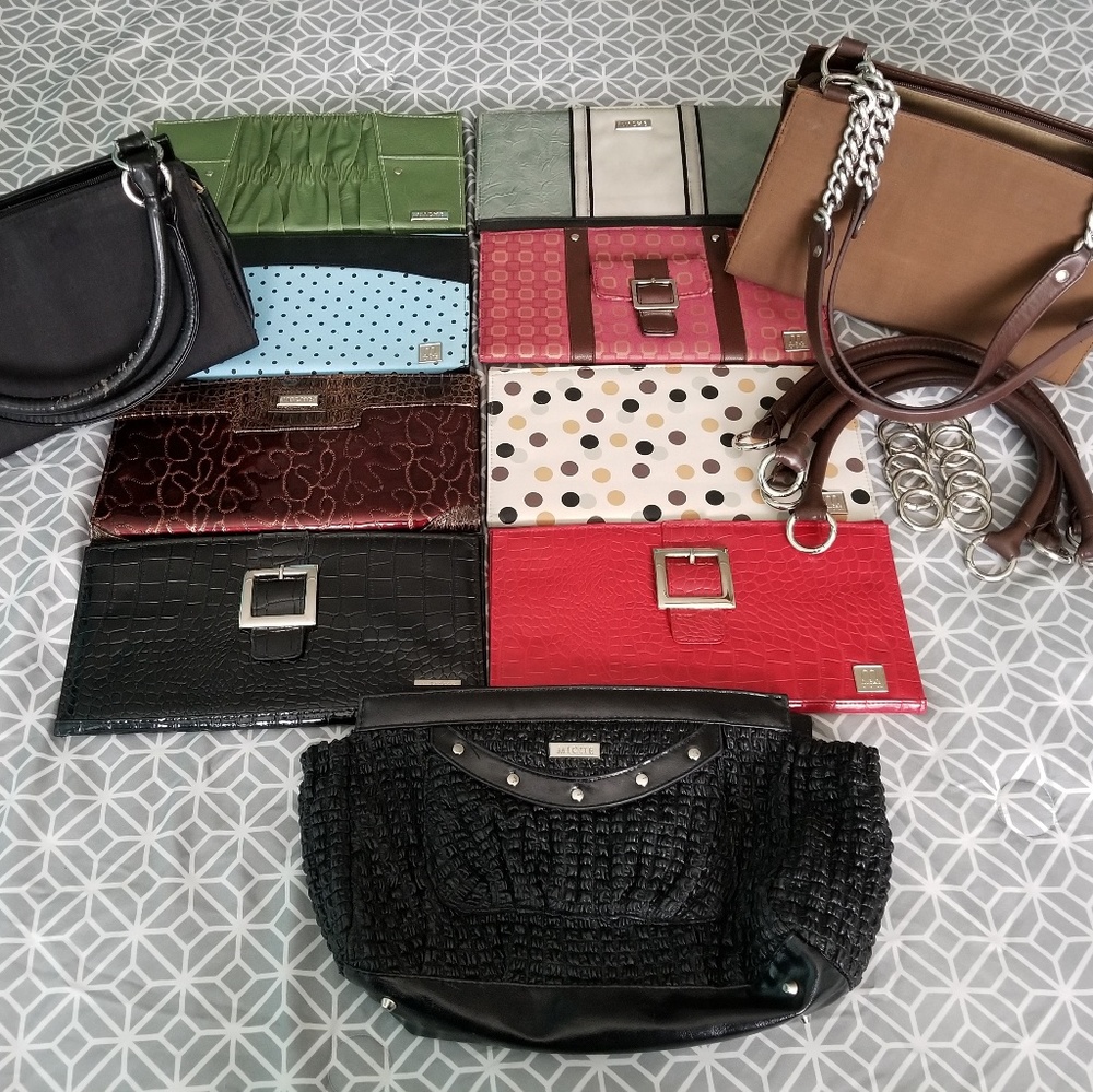 2 Miche bags with 9 shells